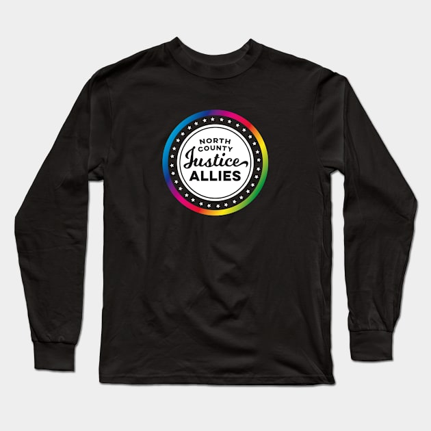 NCJA Logo (rainbow) Long Sleeve T-Shirt by justiceallies